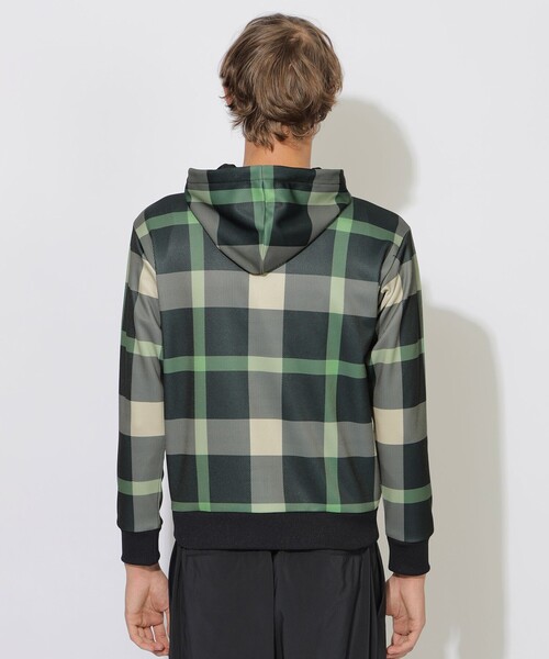 BLUE LABEL CRESTBRIDGE(ブルーレーベルクレストブリッジ)の「クレストブリッジチェックフーディー(パーカー・レディース・ブルー系その他7/グリーン系その他・1/2/3)」の13枚目の写真