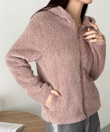 CLEA（クレア）の「フリースジップアップフーディー（ブルゾン・レディース）」