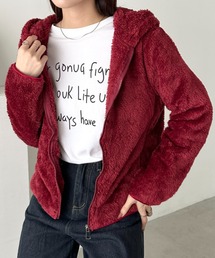 CLEA（クレア）の「フリースジップアップフーディー（ブルゾン）」