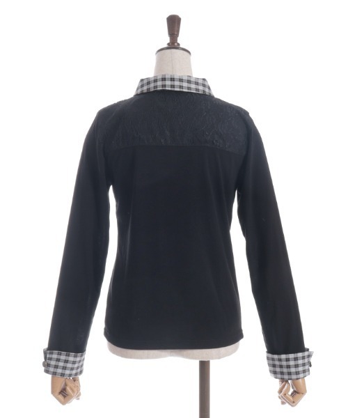 トップス nzm0820 セール】襟付きトップス（Tシャツ/カットソー）｜axes femme