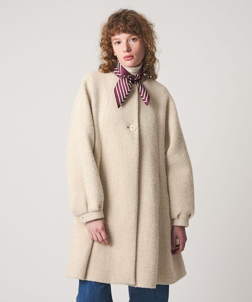 セール】＜Steven Alan＞フレアコート（ノーカラーコート）｜Steven