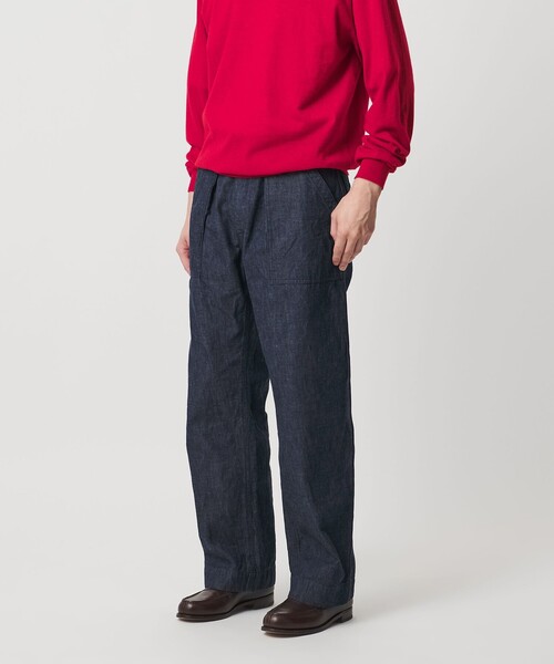 UNITED ARROWS（ユナイテッドアローズ）の「ジンバブエコットン デニム ファティーグパンツ（その他パンツ・メンズ・ネイビー・L/M/S/XL）」の10枚目の写真