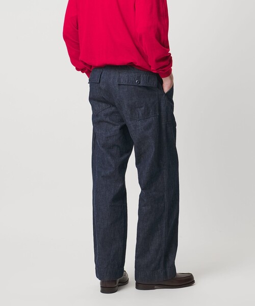 UNITED ARROWS（ユナイテッドアローズ）の「ジンバブエコットン デニム ファティーグパンツ（その他パンツ・メンズ・ネイビー・L/M/S/XL）」の11枚目の写真