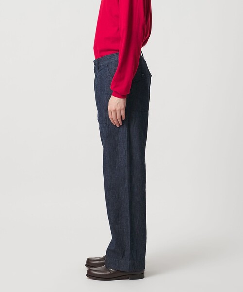 UNITED ARROWS（ユナイテッドアローズ）の「ジンバブエコットン デニム ファティーグパンツ（その他パンツ・メンズ・ネイビー・L/M/S/XL）」の14枚目の写真