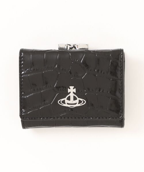Vivienne Westwood 小型フレーム財布 ブラック SMALL FRAME WALLET（財布）｜Vivienne Westwood（ヴィヴィアン