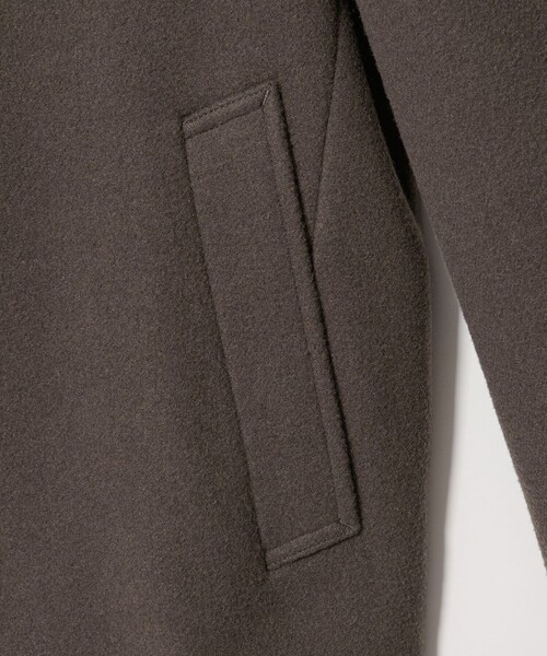 BEAUTY&YOUTH UNITED ARROWS（ビューティーアンドユースユナイテッドアローズ）の「【WEB限定 WARDROBE SMART】PE メルトン バルカラーブルゾン（ブルゾン・メンズ・ブラック/ダークブラウン・XL/L/M/S）」の19枚目の写真