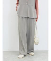 Samansa Mos2 blue | ストレートパンツ(セットアップ可)(その他パンツ)