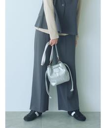 Samansa Mos2 blue | ストレートパンツ(セットアップ可)(その他パンツ)