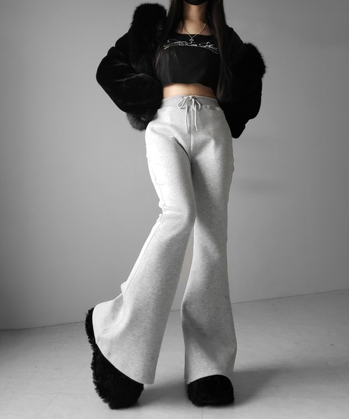 me+em select(ミームセレクト)の「【 2color 】厚底テディボアサボサンダル / platform teddy boa sabo sandals(その他シューズ・レディース・ブラック/アイボリー・36/37/38/39/40)」の13枚目の写真