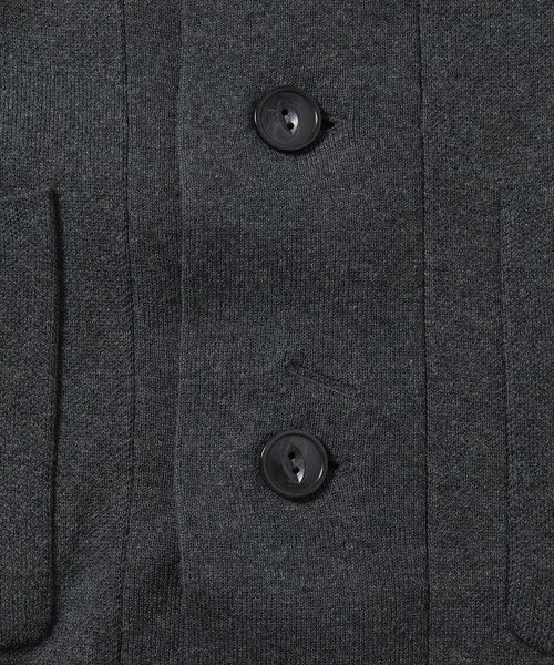 FREAK'S STORE（フリークスストア）の「ウォッシャブル スウェットライク ニット カバーオール/静電気ケア（カーディガン/ボレロ・メンズ・チャコールグレー/ブラウン/ブラック・MEDIUM/LARGE）」の21枚目の写真