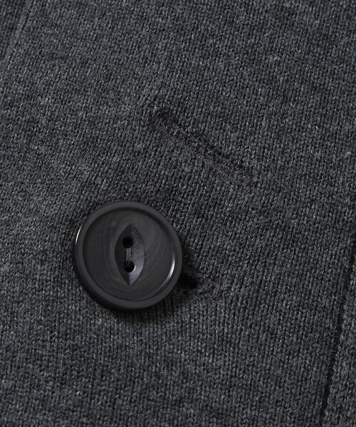 FREAK'S STORE（フリークスストア）の「ウォッシャブル スウェットライク ニット カバーオール/静電気ケア（カーディガン/ボレロ・メンズ・チャコールグレー/ブラウン/ブラック・MEDIUM/LARGE）」の15枚目の写真