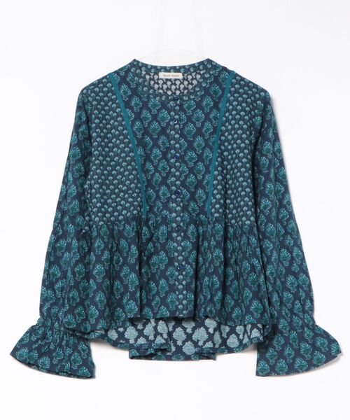 チチカカ（チチカカ）の「ブーケブラウス（シャツ/ブラウス・レディース・ネイビー/マスタード・FREE）」の13枚目の写真