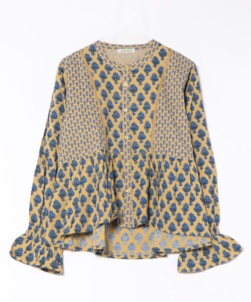 チチカカ（チチカカ）の「ブーケブラウス（シャツ/ブラウス・レディース・ネイビー/マスタード・FREE）」の14枚目の写真