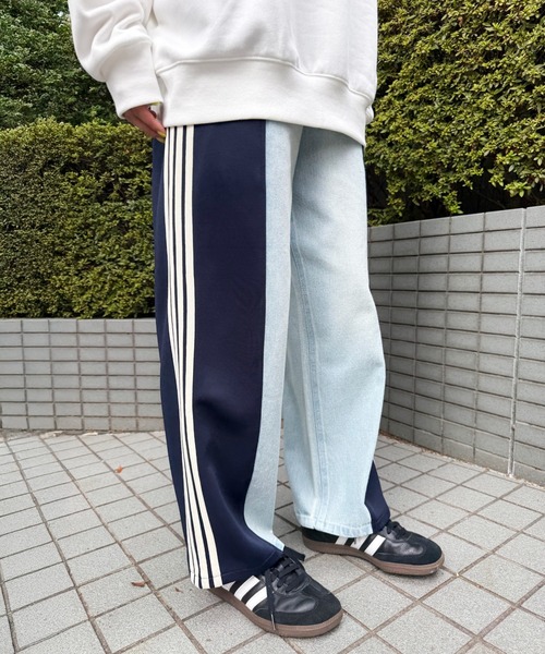 RODEO CROWNS WIDE BOWL(ロデオクラウンズワイドボウル)の「カスタムトラック デニムパンツ(デニムパンツ・レディース・ブルー系その他3/レッド系その他/グリーン系その他・SMALL/MEDIUM/LARGE)」の3枚目の写真