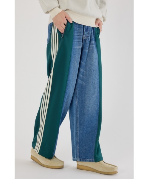 RODEO CROWNS WIDE BOWL(ロデオクラウンズワイドボウル)の「カスタムトラック デニムパンツ(デニムパンツ・レディース・ブルー系その他3/レッド系その他/グリーン系その他・SMALL/MEDIUM/LARGE)」の5枚目の写真