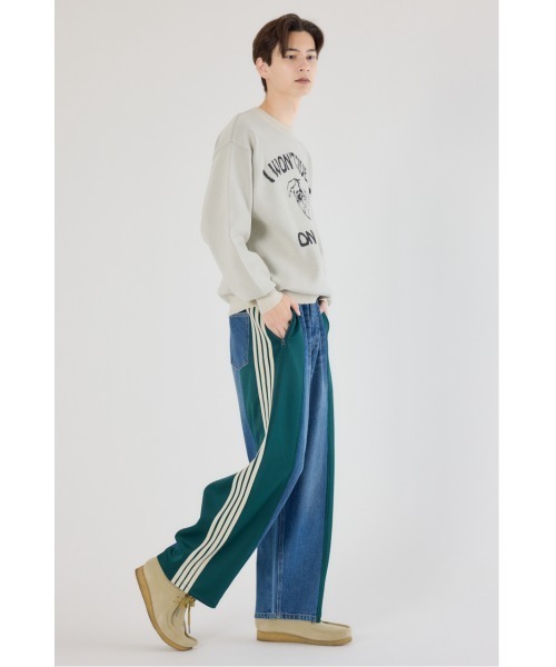 RODEO CROWNS WIDE BOWL(ロデオクラウンズワイドボウル)の「カスタムトラック デニムパンツ(デニムパンツ・レディース・ブルー系その他3/レッド系その他/グリーン系その他・SMALL/MEDIUM/LARGE)」の8枚目の写真