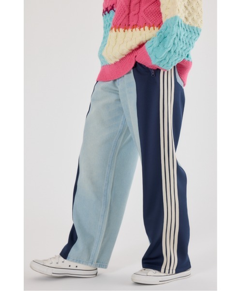 RODEO CROWNS WIDE BOWL(ロデオクラウンズワイドボウル)の「カスタムトラック デニムパンツ(デニムパンツ・レディース・ブルー系その他3/レッド系その他/グリーン系その他・SMALL/MEDIUM/LARGE)」の11枚目の写真