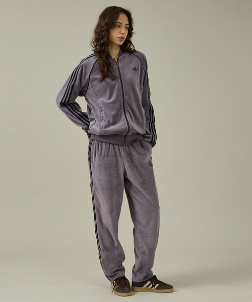adidas(アディダス)の「【adidas / アディダス】VELOUR SST PANT / ベロア SST パンツ(その他パンツ・メンズ・ブラック/チャコールグレー/ダークネイビー・M/L)」の12枚目の写真