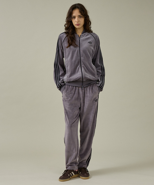adidas(アディダス)の「【adidas / アディダス】VELOUR SST PANT / ベロア SST パンツ(その他パンツ・メンズ・ブラック/チャコールグレー/ダークネイビー・M/L)」の13枚目の写真