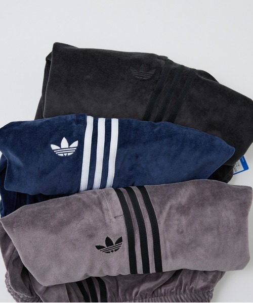 adidas(アディダス)の「【adidas / アディダス】VELOUR SST PANT / ベロア SST パンツ(その他パンツ・メンズ・ブラック/チャコールグレー/ダークネイビー・M/L)」の10枚目の写真