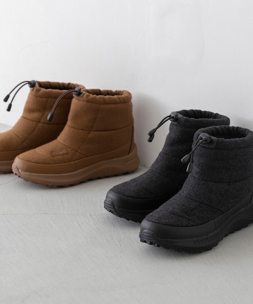 moz(モズ)の「moz モズ スノーブーツ(ブーツ・レディース・キャメル/ブラック・23.0cm/23.5cm/24.0cm/24.5cm)」の1枚目の写真