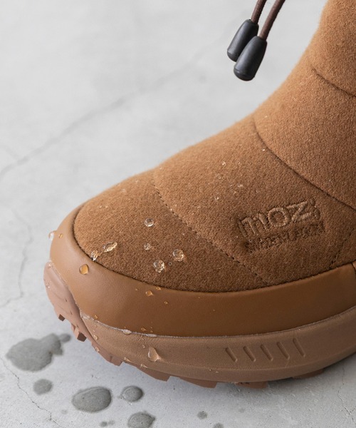 moz(モズ)の「moz モズ スノーブーツ(ブーツ・レディース・キャメル/ブラック・23.0cm/23.5cm/24.0cm/24.5cm)」の6枚目の写真