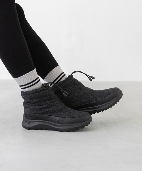 moz(モズ)の「moz モズ スノーブーツ(ブーツ・レディース・キャメル/ブラック・23.0cm/23.5cm/24.0cm/24.5cm)」の11枚目の写真