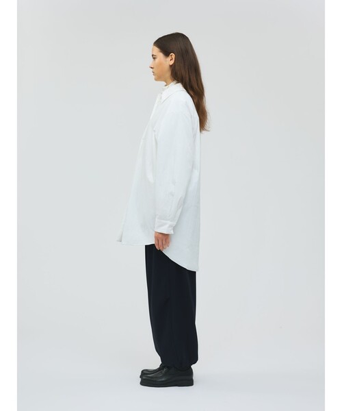 セール】mizuiro ind ワイドパディングシャツジャケット（その他