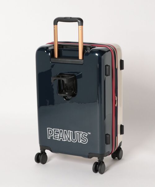 PEANUTS/ピーナッツ】 スヌーピー ポーチ付きキャリーケース 48L(55L