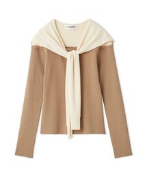 LILY BROWN | セーラーカーデレイヤードニット(ニット/セーター)