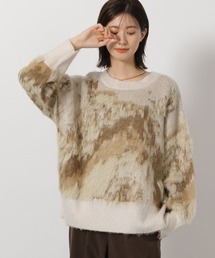 LAKOLE | ニュアンス柄ニットプルオーバー / 583730(ニット/セーター)
