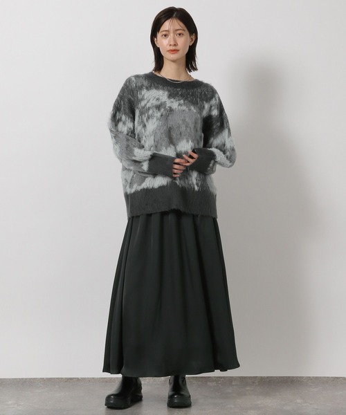 LAKOLE（ラコレ）の「ニュアンス柄ニットプルオーバー / 583730（ニット/セーター・レディース・アイボリー/カーキ/ブラック・FREE）」の15枚目の写真