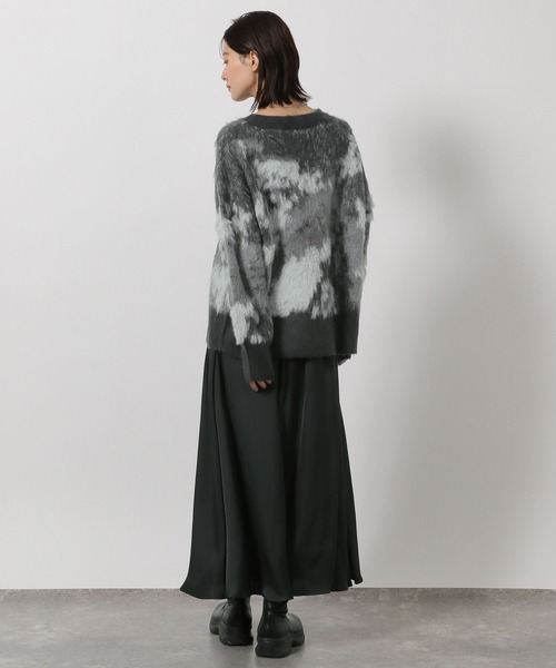 LAKOLE（ラコレ）の「ニュアンス柄ニットプルオーバー / 583730（ニット/セーター・レディース・アイボリー/カーキ/ブラック・FREE）」の17枚目の写真