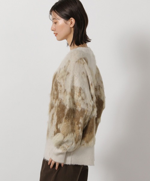 LAKOLE（ラコレ）の「ニュアンス柄ニットプルオーバー / 583730（ニット/セーター・レディース・アイボリー/カーキ/ブラック・FREE）」の22枚目の写真
