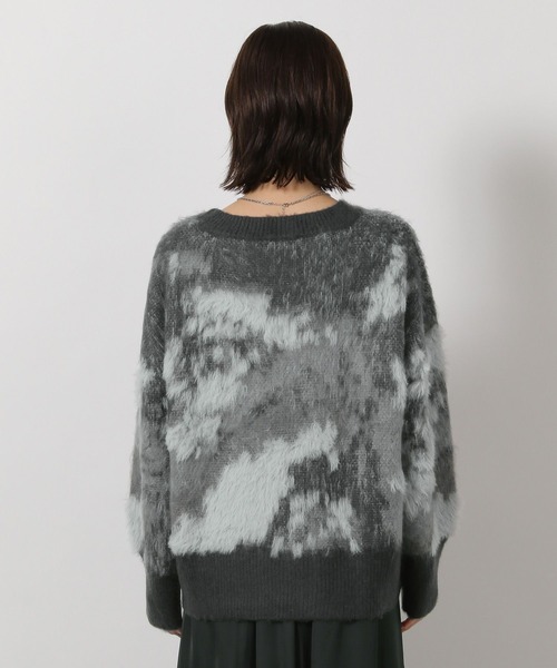 LAKOLE（ラコレ）の「ニュアンス柄ニットプルオーバー / 583730（ニット/セーター・レディース・アイボリー/カーキ/ブラック・FREE）」の6枚目の写真
