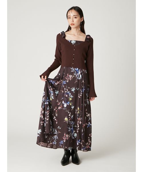 フレイアイディー FRAY I.D バックリボンニットボレロ カーディガン フレイアイディー FRAY I.D バックリボンニットボレロ カーディガン