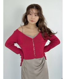 FRAY I.D | クロップドリブニットカーディガン(カーディガン/ボレロ)