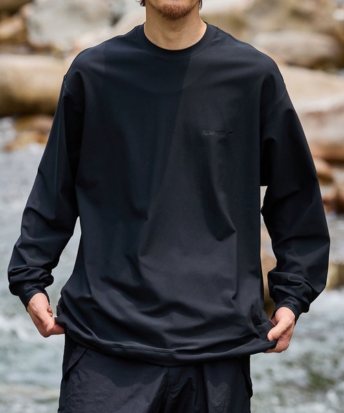 Speedo（スピード）の「SPEEDO / スピード：別注 L/S Cord T：ONLYARK-2-2518[PIE]（Tシャツ/カットソー・メンズ・ホワイト/ブラック・L/M）」の3枚目の写真