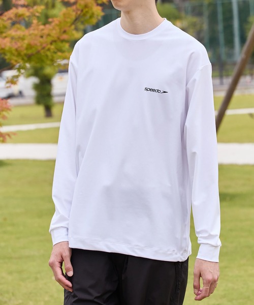 Speedo（スピード）の「SPEEDO / スピード：別注 L/S Cord T：ONLYARK-2-2518[PIE]（Tシャツ/カットソー・メンズ・ホワイト/ブラック・L/M）」の17枚目の写真
