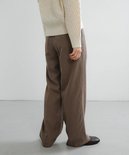URBAN RESEARCH（アーバンリサーチ）の「new basic　WOOL TWILL SLACKS PANTS（その他パンツ・レディース・ベージュ/オフホワイト・38/36/40）」の8枚目の写真