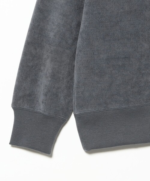 B:MING by BEAMS（ビーミングバイビームス）の「刺繍 モール クルーネック スウェット（ユニセックス）（スウェット・メンズ・チャコールグレー/ベージュ・SMALL/LARGE/X-LARGE/MEDIUM）」の10枚目の写真