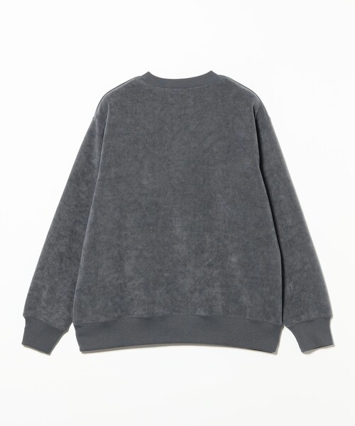 B:MING by BEAMS（ビーミングバイビームス）の「刺繍 モール クルーネック スウェット（ユニセックス）（スウェット・メンズ・チャコールグレー/ベージュ・SMALL/LARGE/X-LARGE/MEDIUM）」の12枚目の写真