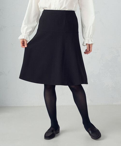 COMME CA ISM(コムサイズム)の「ミディ丈 フレアスカート(スカート・レディース・ブラック/ブラウン・LARGE/MEDIUM)」の10枚目の写真