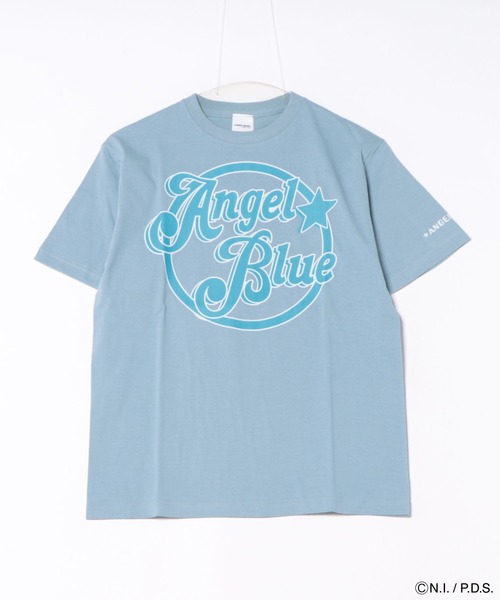 ANGEL BLUE(エンジェルブルー)の「エンジェルブルー Tシャツ 丸ロゴ(Tシャツ/カットソー・レディース・ホワイト系/ブルー系/ブラック系・XS/M/S/L)」の3枚目の写真
