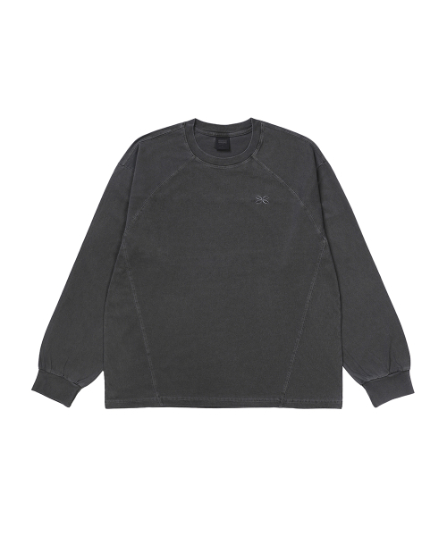 GAKKAI UNIONS（ガッカイユニオンズ）の「ツーポイントピグメントロングスリーブチャコール（Tシャツ/カットソー・メンズ・その他・SMALL/MEDIUM/LARGE/X-LARGE）」の2枚目の写真