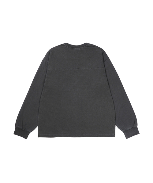 GAKKAI UNIONS（ガッカイユニオンズ）の「ツーポイントピグメントロングスリーブチャコール（Tシャツ/カットソー・メンズ・その他・SMALL/MEDIUM/LARGE/X-LARGE）」の3枚目の写真