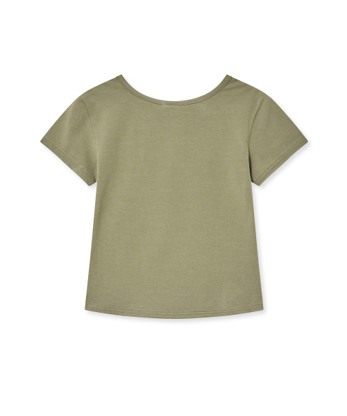 Midnight Move(ミッドナイトムーブ)の「cross t (khaki)(Tシャツ/カットソー・レディース・その他・FREE)」の4枚目の写真