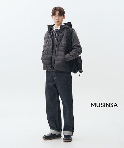 MUSINSA STANDARD（ムシンサスタンダード）の「セルビッジワイドデニムパンツ [ディープインディゴ]（デニムパンツ・メンズ・その他・26/27/28/29/30/31/32/33/34/36/38/40/42）」の11枚目の写真