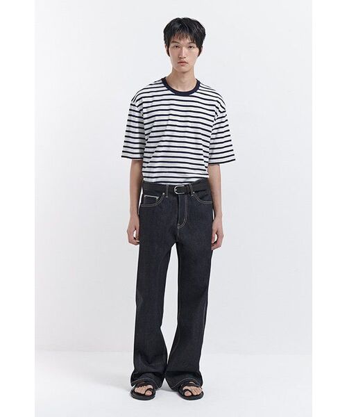 MUSINSA STANDARD（ムシンサスタンダード）の「セルビッジワイドデニムパンツ [ディープインディゴ]（デニムパンツ・メンズ・その他・26/27/28/29/30/31/32/33/34/36/38/40/42）」の19枚目の写真