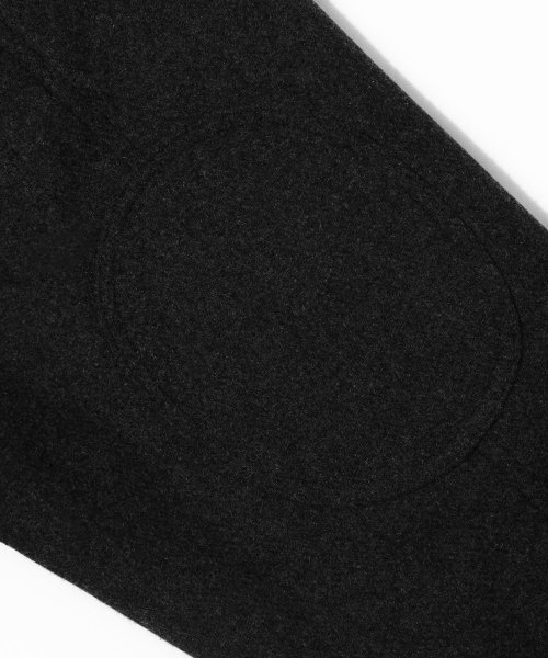 TRILLION（トリリオン）の「ウールエルボーパッチ2WAYヘリンボーンフードジャケット（ブラック）（ブルゾン・レディース・その他・MEDIUM/LARGE/X-LARGE）」の8枚目の写真
